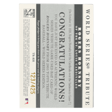 Rogers Hornsby 2003 Topps Tribute World Series Tribute Relics Bat Card #d /425 Card #TR-RH