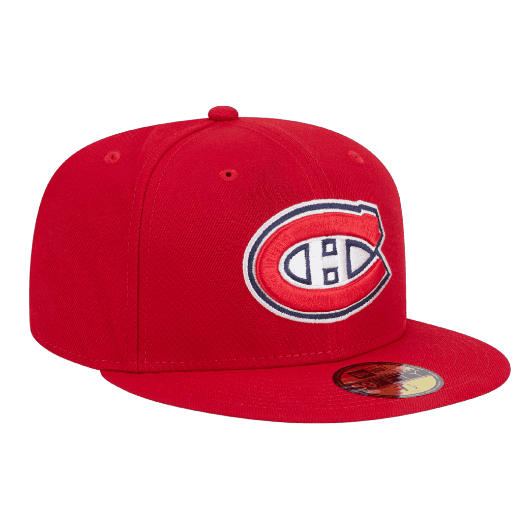 Montreal Canadiens Official Team Color New Era Red 59FIFTY Fitted Hat