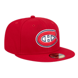 Montreal Canadiens Official Team Color New Era Red 59FIFTY Fitted Hat