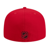 Chicago Blackhawks Official Team Color New Era Red 59FIFTY Fitted Hat