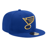 St Louis Blues Official Team Color New Era Blue 59FIFTY Fitted Hat