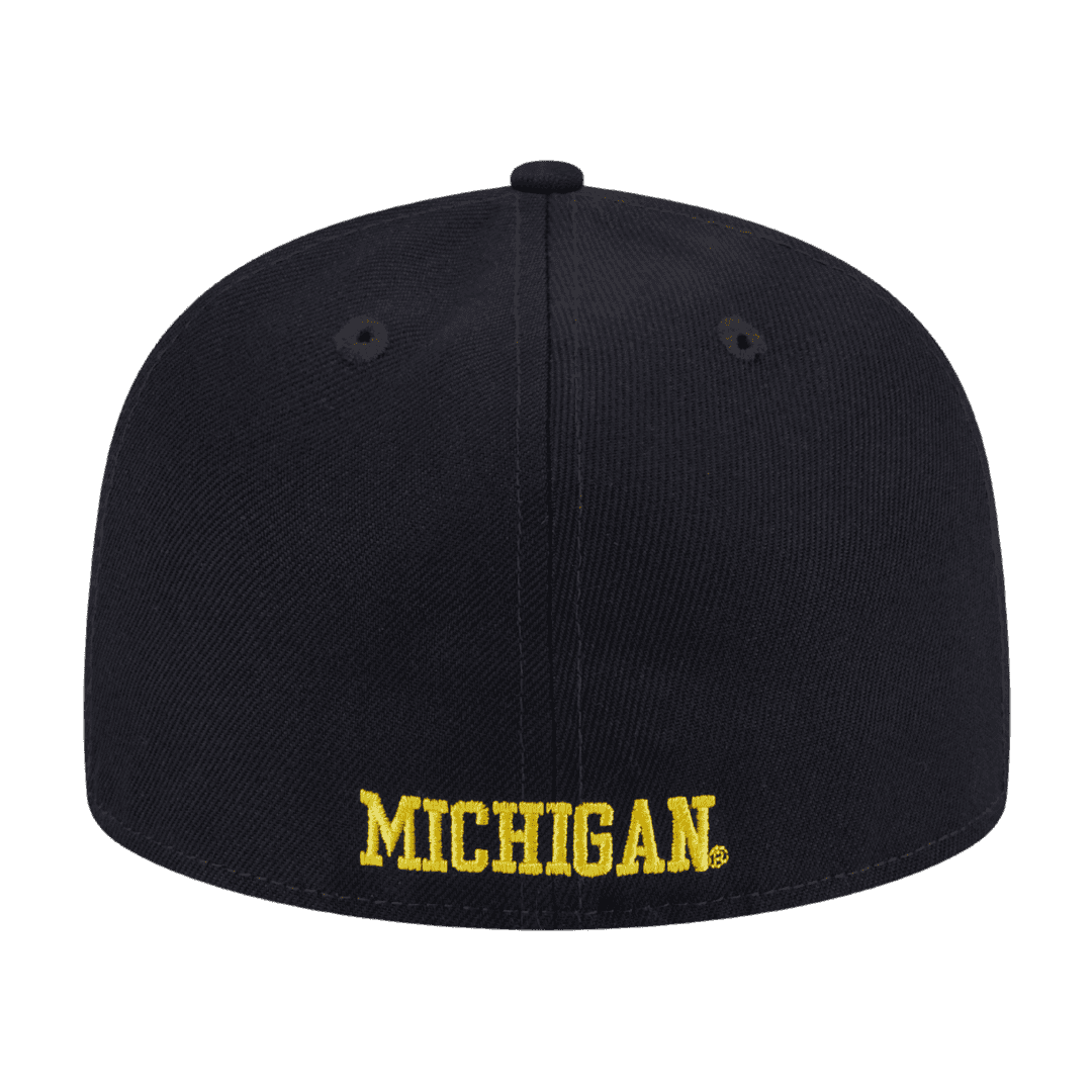 Michigan Wolverines Official Team Color New Era Navy 59FIFTY Fitted Hat