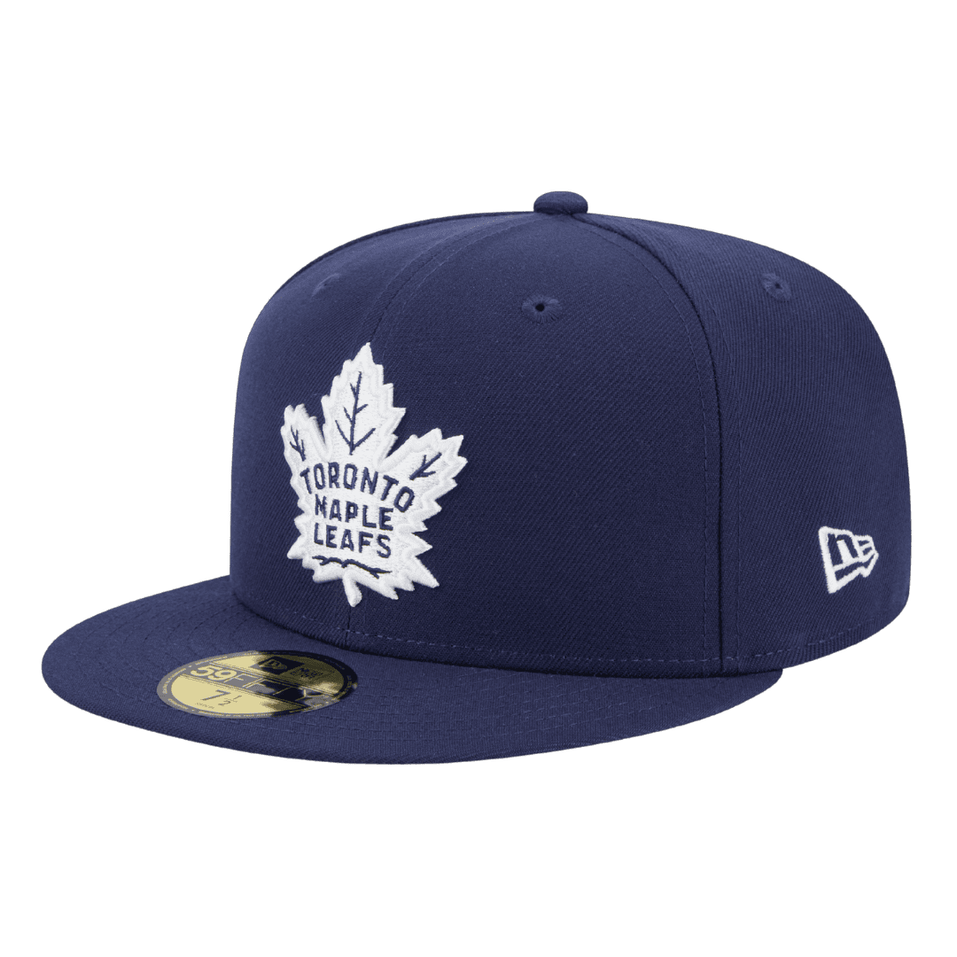 Toronto Maple Leafs Official Team Color New Era Blue 59FIFTY Fitted Hat