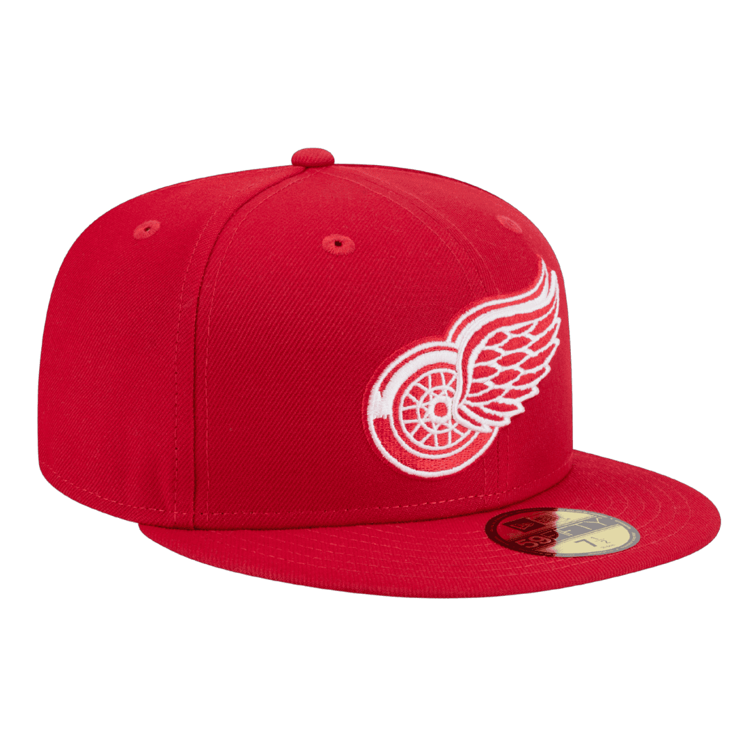Detroit Red Wings Official Team Color New Era Red 59FIFTY Fitted Hat
