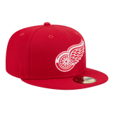 Detroit Red Wings Official Team Color New Era Red 59FIFTY Fitted Hat