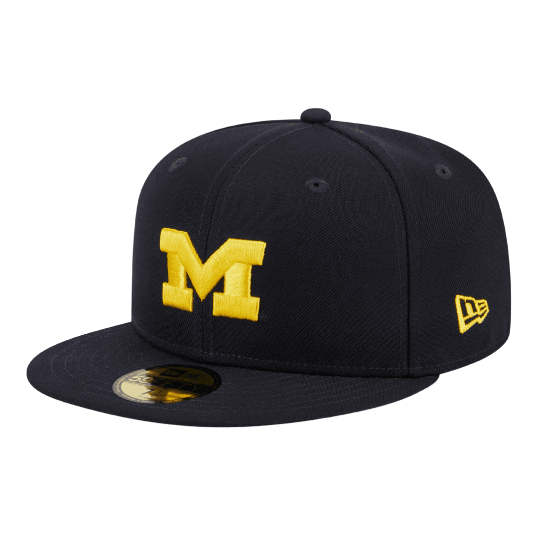 Michigan Wolverines Official Team Color New Era Navy 59FIFTY Fitted Hat