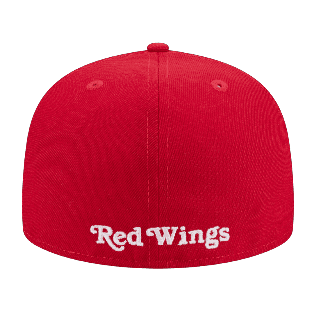 Detroit Red Wings Official Team Color New Era Red 59FIFTY Fitted Hat