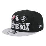 Chicago White Sox Archive New Era Black 9FIFTY Adjustable Snapback Hat