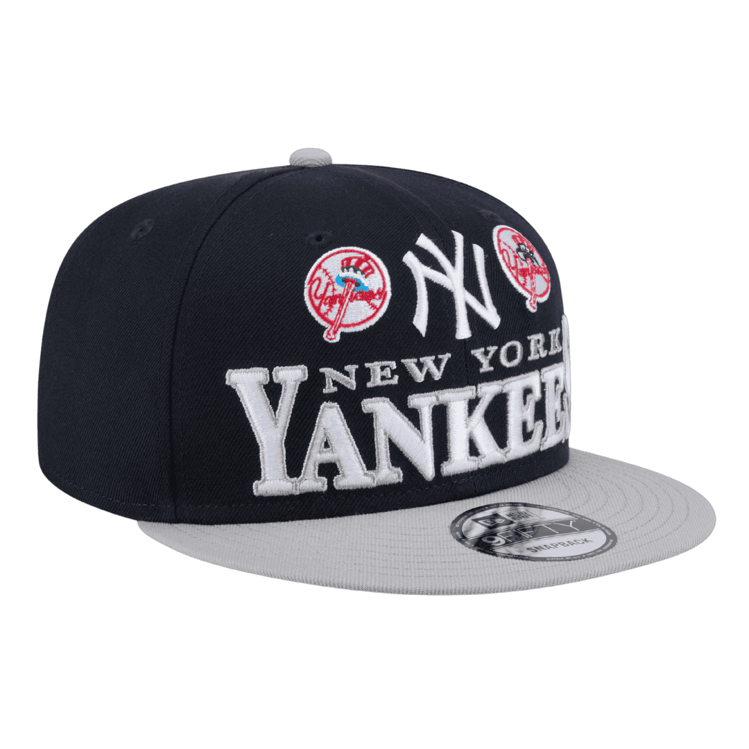 New York Yankees Archive New Era Navy 9FIFTY Adjustable Snapback Hat