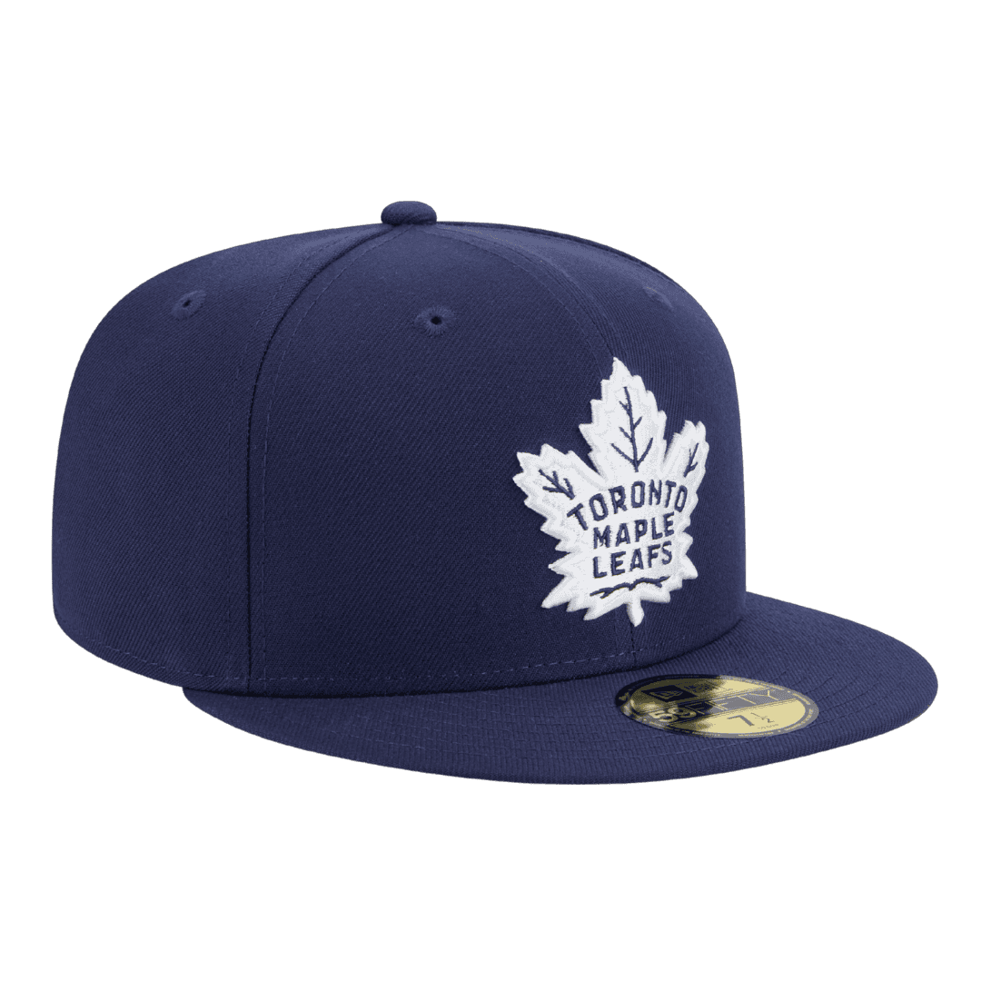 Toronto Maple Leafs Official Team Color New Era Blue 59FIFTY Fitted Hat