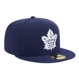 Toronto Maple Leafs Official Team Color New Era Blue 59FIFTY Fitted Hat