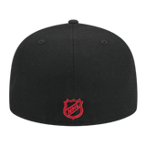 Vancouver Canucks Official Team Color New Era Black 59FIFTY Fitted Hat