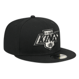 Los Angeles Kings Official Team Color New Era Black 59FIFTY Fitted Hat