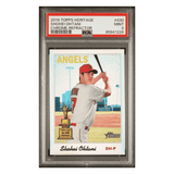 Shohei Ohtani PSA 9 2019 Topps Heritage Chrome Refractor #d/570 Card #430