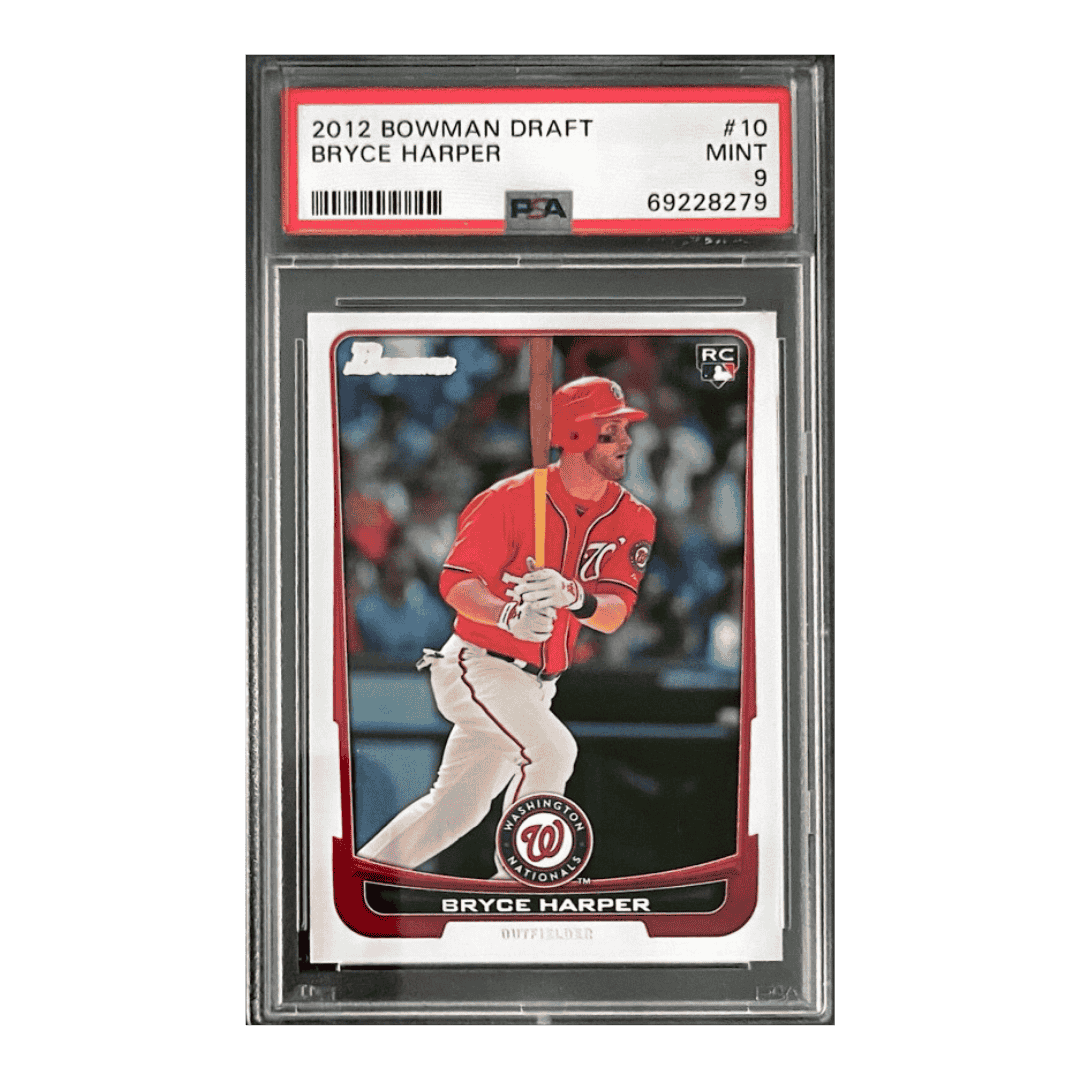 Bryce Harper PSA 9 2012 Bowman Draft Rookie RC Card #10