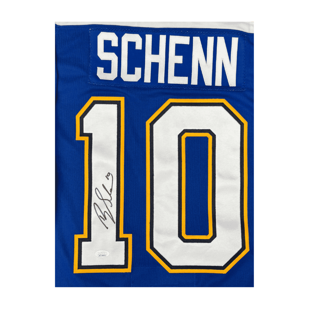 Brayden Schenn St Louis Blues Autographed Adidas Home Jersey - JSA COA