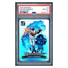 Calvin Johnson PSA 10 2025 Panini Donruss Downtown Card #4