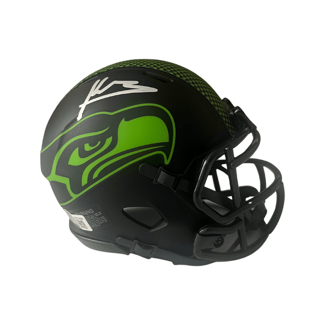 Kenneth Walker III Seattle Seahawks Autographed  Mini Speed Helmet - Beckett COA