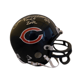 Dan Hampton Chicago Bears Autographed Mini Speed Helmet with Inscription - JSA COA
