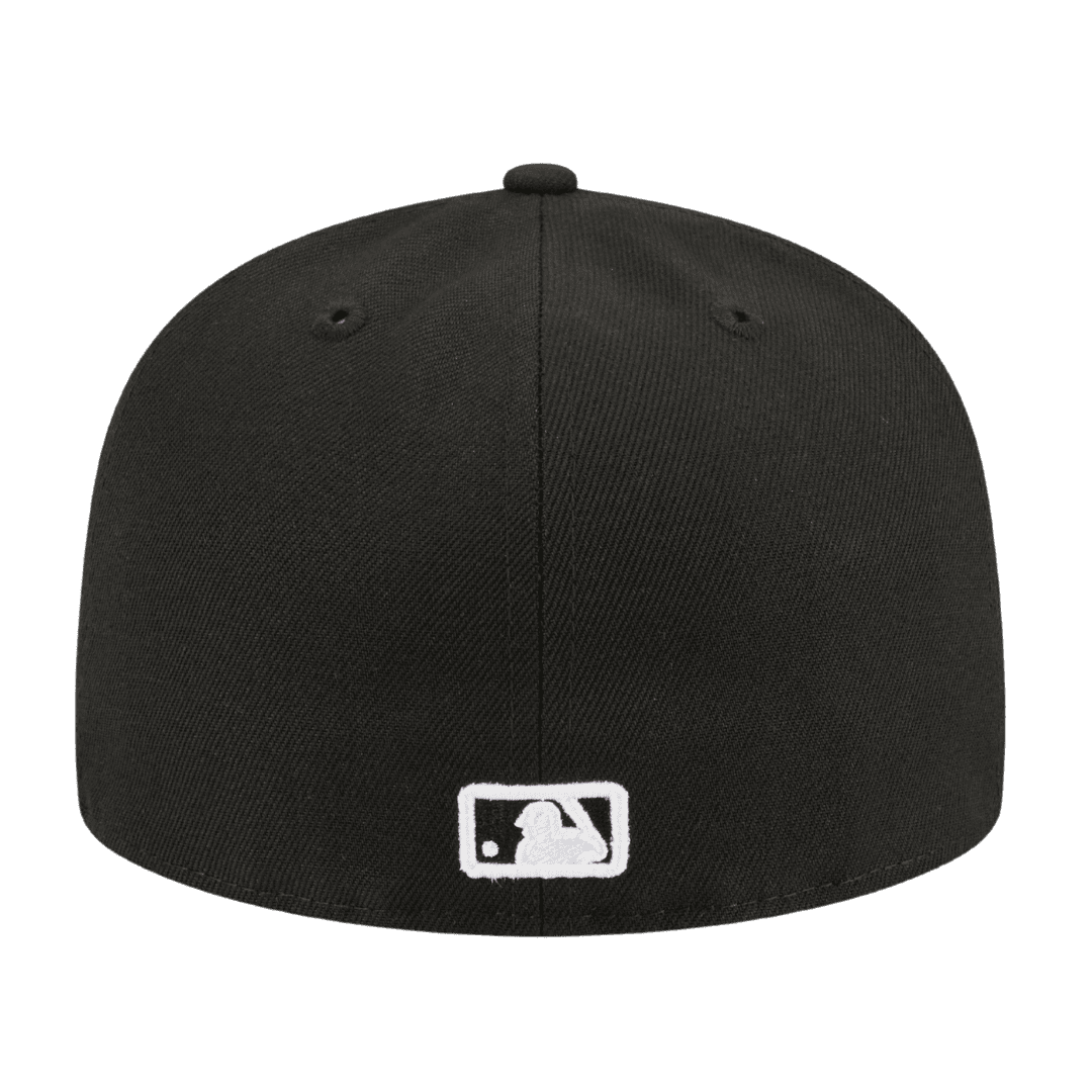 Kansas City Royals 2015 World Series Side Patch New Era Black/White 59FIFTY Fitted Hat