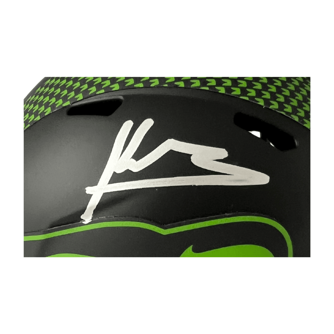 Kenneth Walker III Seattle Seahawks Autographed  Mini Speed Helmet - Beckett COA