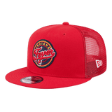 Indiana Fever Trucker Meshback New Era Red 9FIFTY Adjustable Snapback Hat