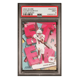 Xavier Worthy PSA 9 2024 Panini Score Step Ahead Rookie RC Card #SAXWY
