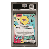 Xavier Worthy PSA 9 2024 Panini Score Step Ahead Rookie RC Card #SAXWY