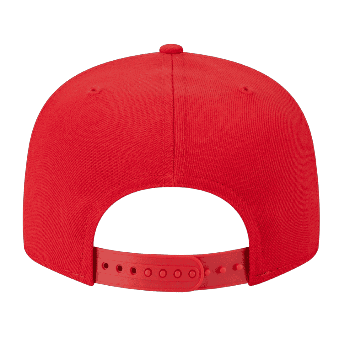 Indiana Fever Script Logo New Era Red 9FIFTY Adjustable Snapback Hat