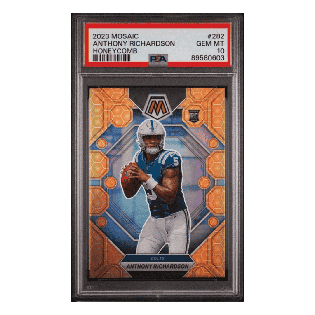 Anthony Richardson PSA 10 2023 Panini Mosaic Honeycomb Card #282