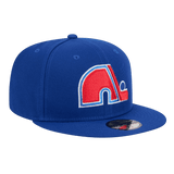 Quebec Nordiques Official Team Colot New Era Blue 59FIFTY Fitted Hat