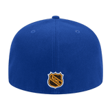 Quebec Nordiques Official Team Colot New Era Blue 59FIFTY Fitted Hat