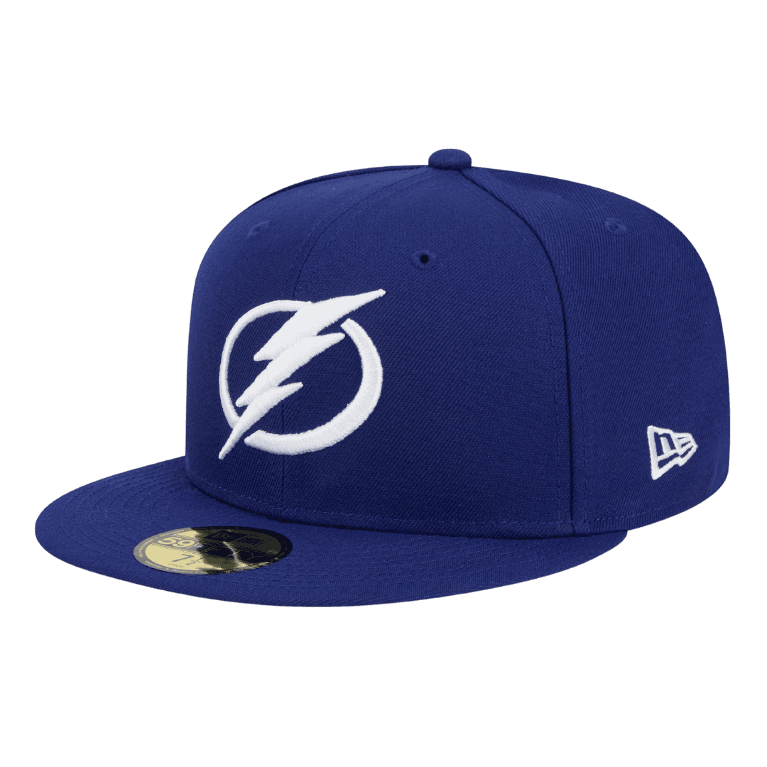 Tampa Bay Lightning Official Team Color New Era Blue 59FIFTY Fitted Hat