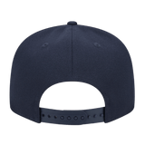 Chicago Bears Script Logo Bear Head Side Patch New Era Navy 9FIFTY Adjustable Snapback Hat
