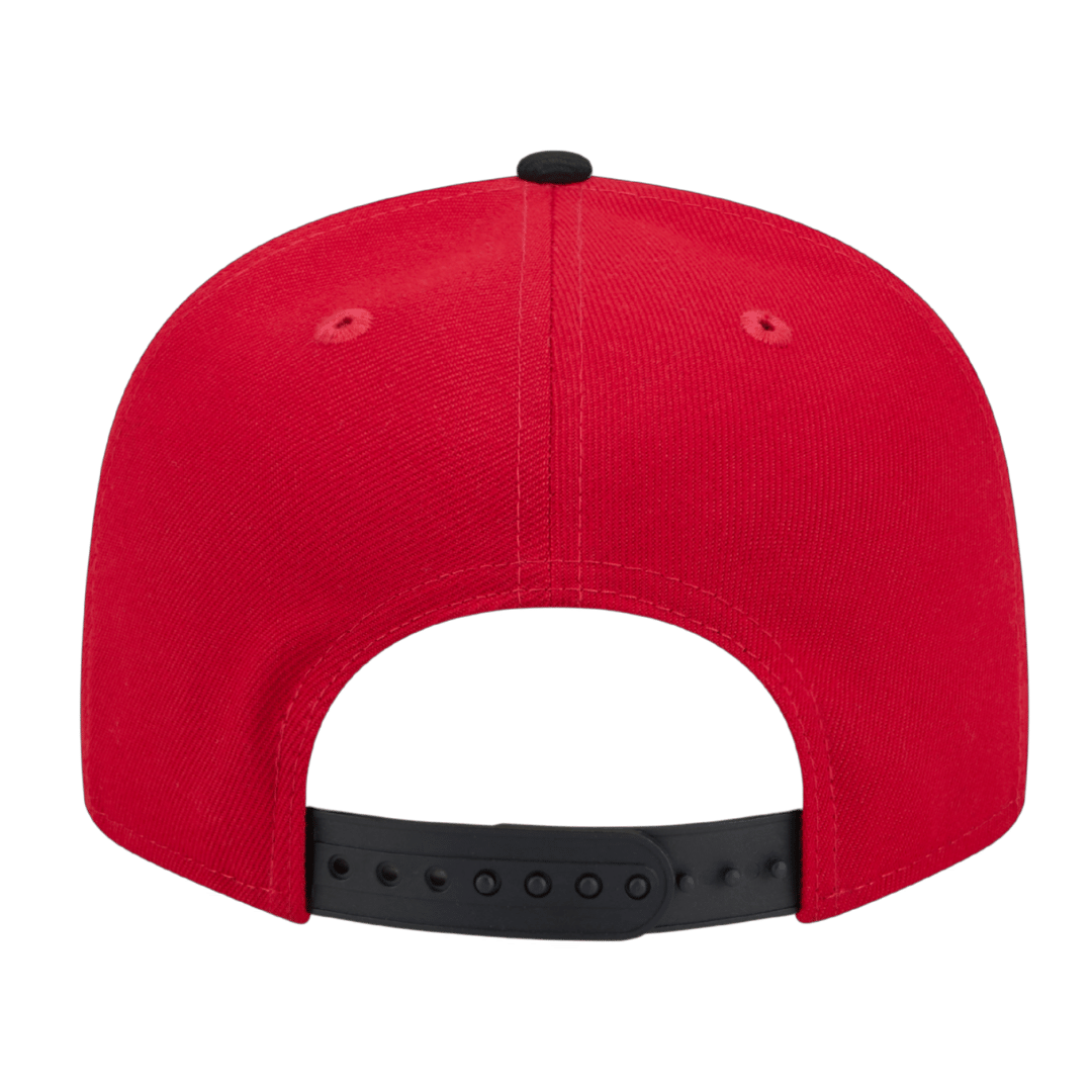 San Francisco 49ers Official Team Color 2Tone New Era Red/Black 9FIFTY Adjustable Snapback Hat