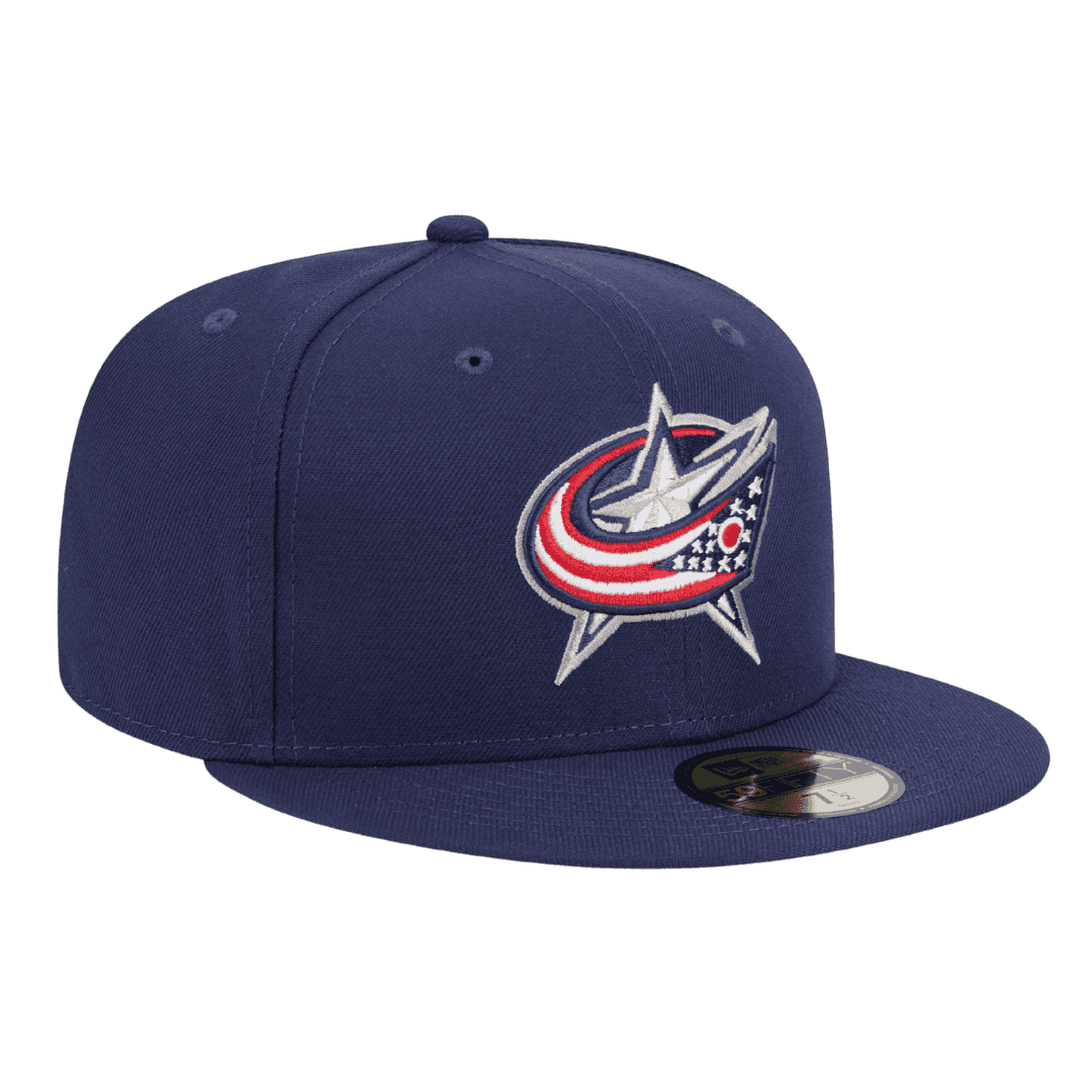 Columbus Blue Jackets Official Team Color New Era Blue 59FIFTY Fitted Hat