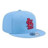 St Louis Cardinals STL New Era Baby Blue 9FIFTY Adjustable Snapback Hat