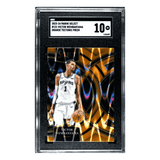 Victor Wembanyama SGC 10 2023-24 Panini Select Orange Tectonic Prizm Card #121