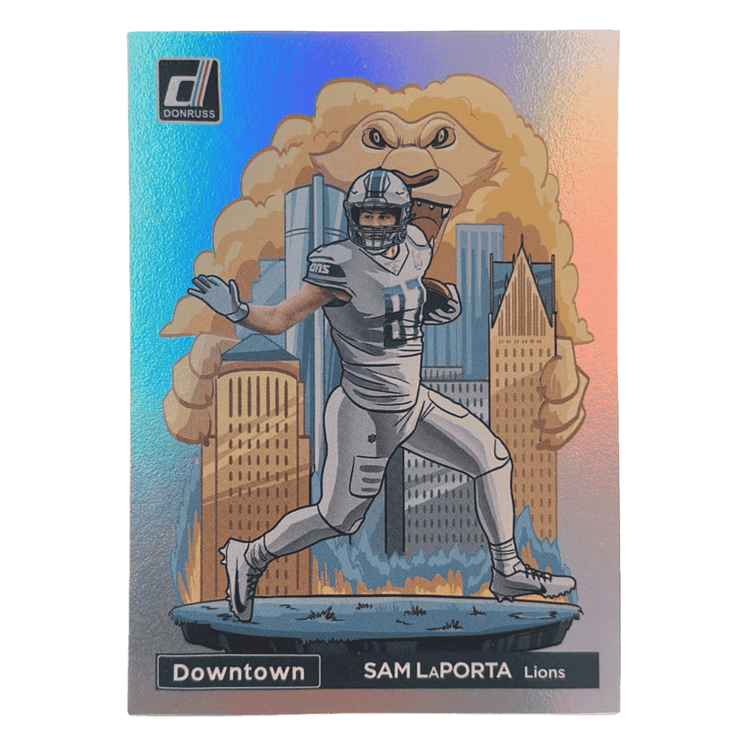 Sam LaPorta 2024 Donruss Downtown Card #6