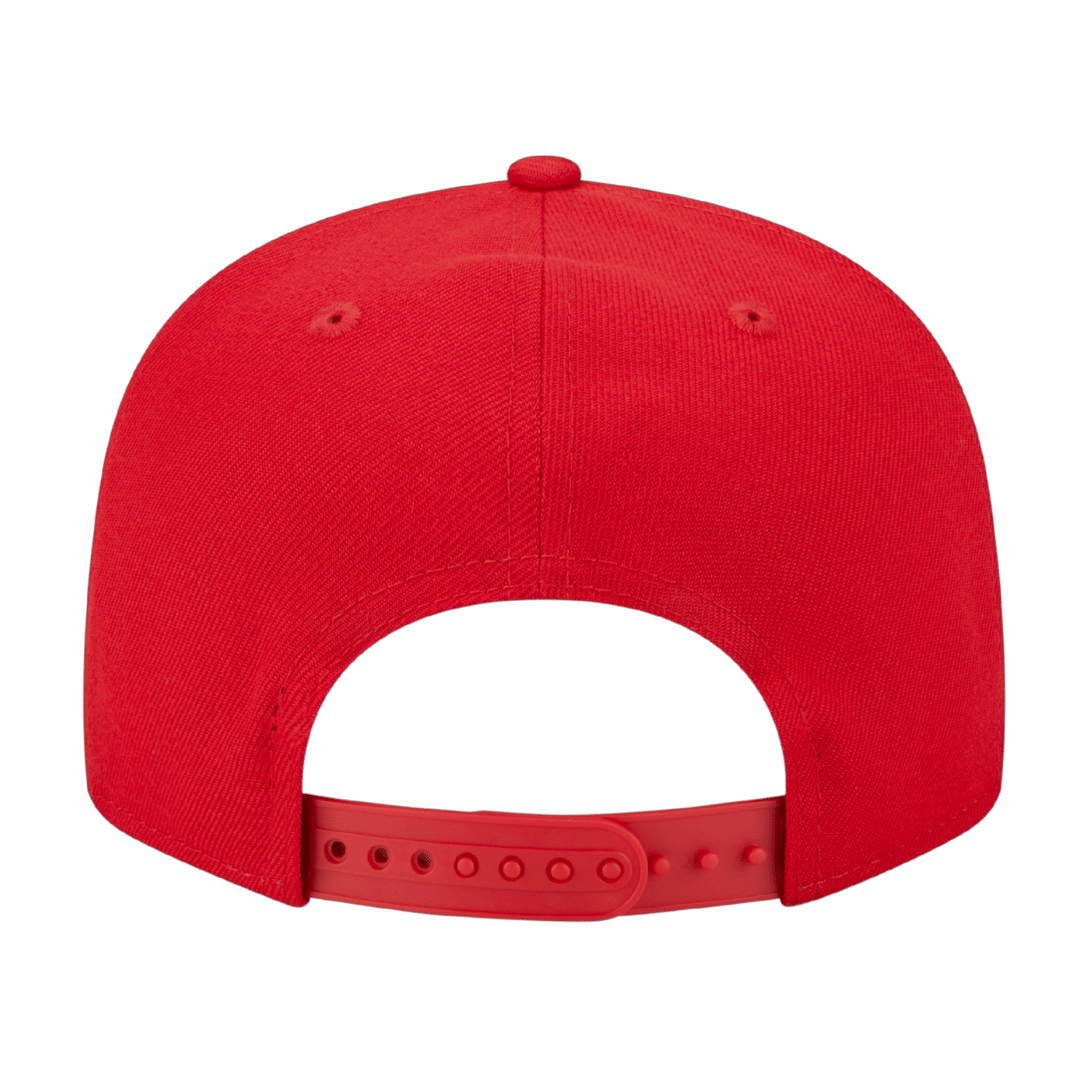 Kansas City Chiefs Script Logo New Era Red 9FIFTY Adjustable Snapback Hat