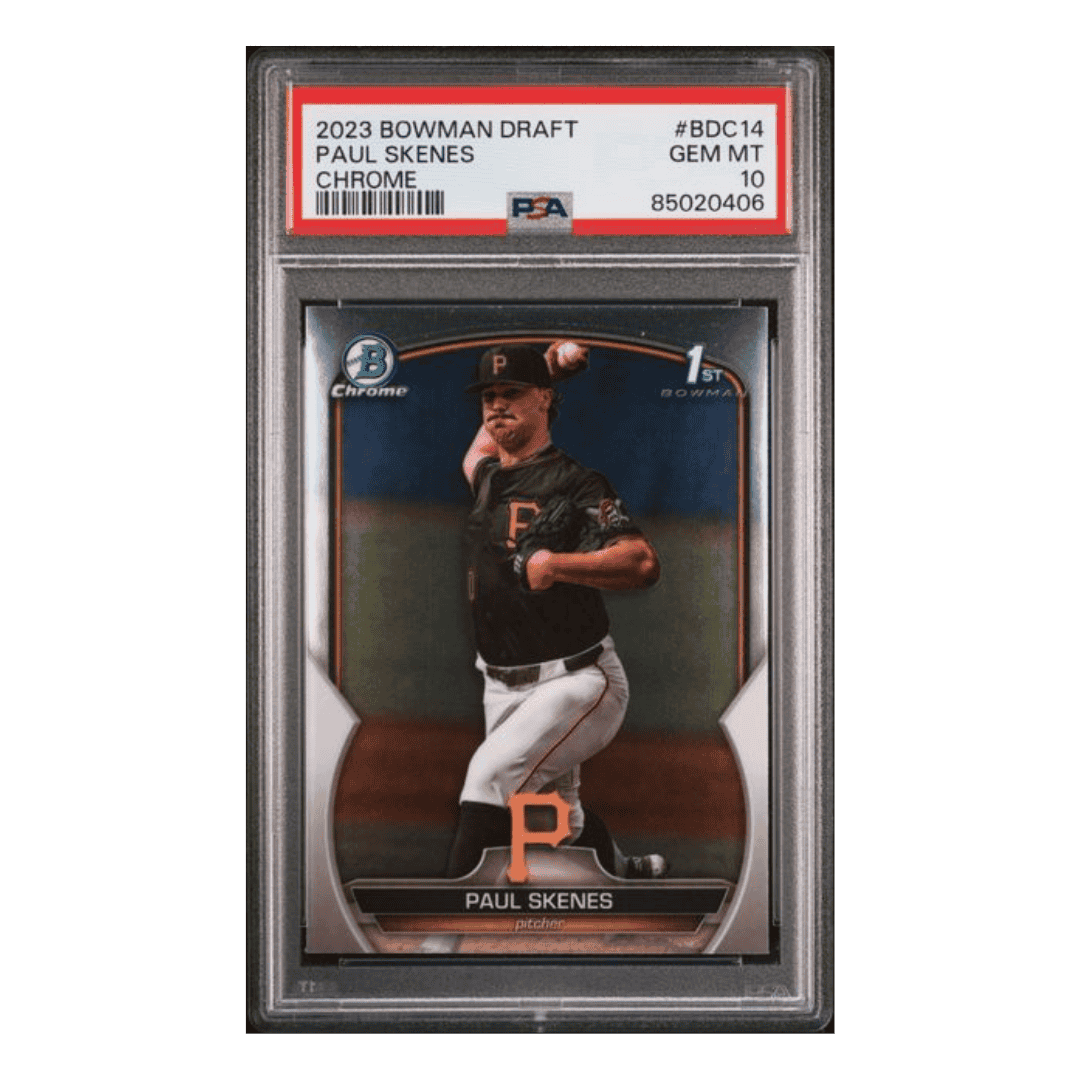 Paul Skenes PSA 10 2023 Topps Bowman Draft Chrome Card #BDC14