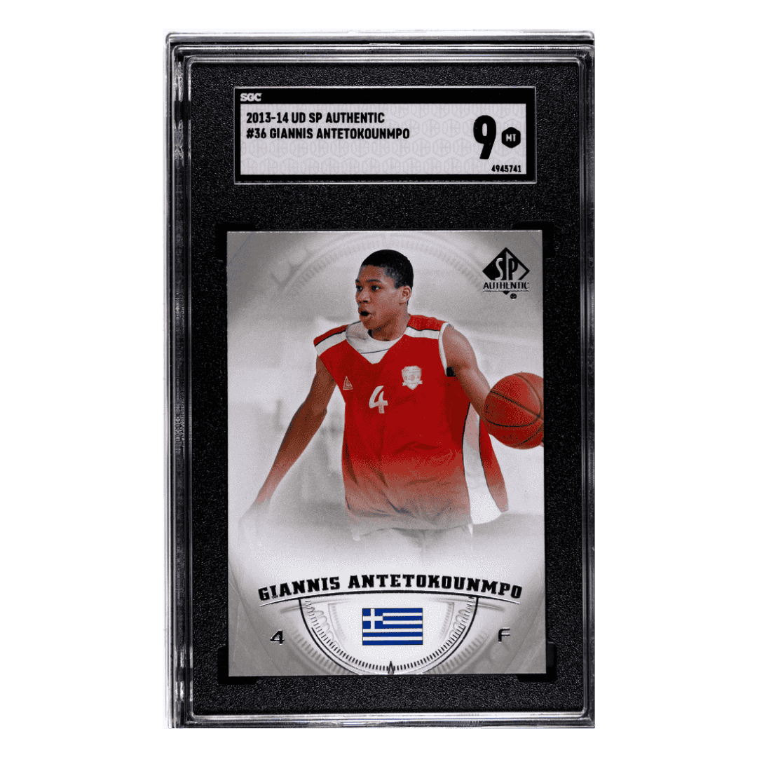 Giannis Antetokounmpo SGC 9 2013-14 Upper Deck SP Authentic Card #36