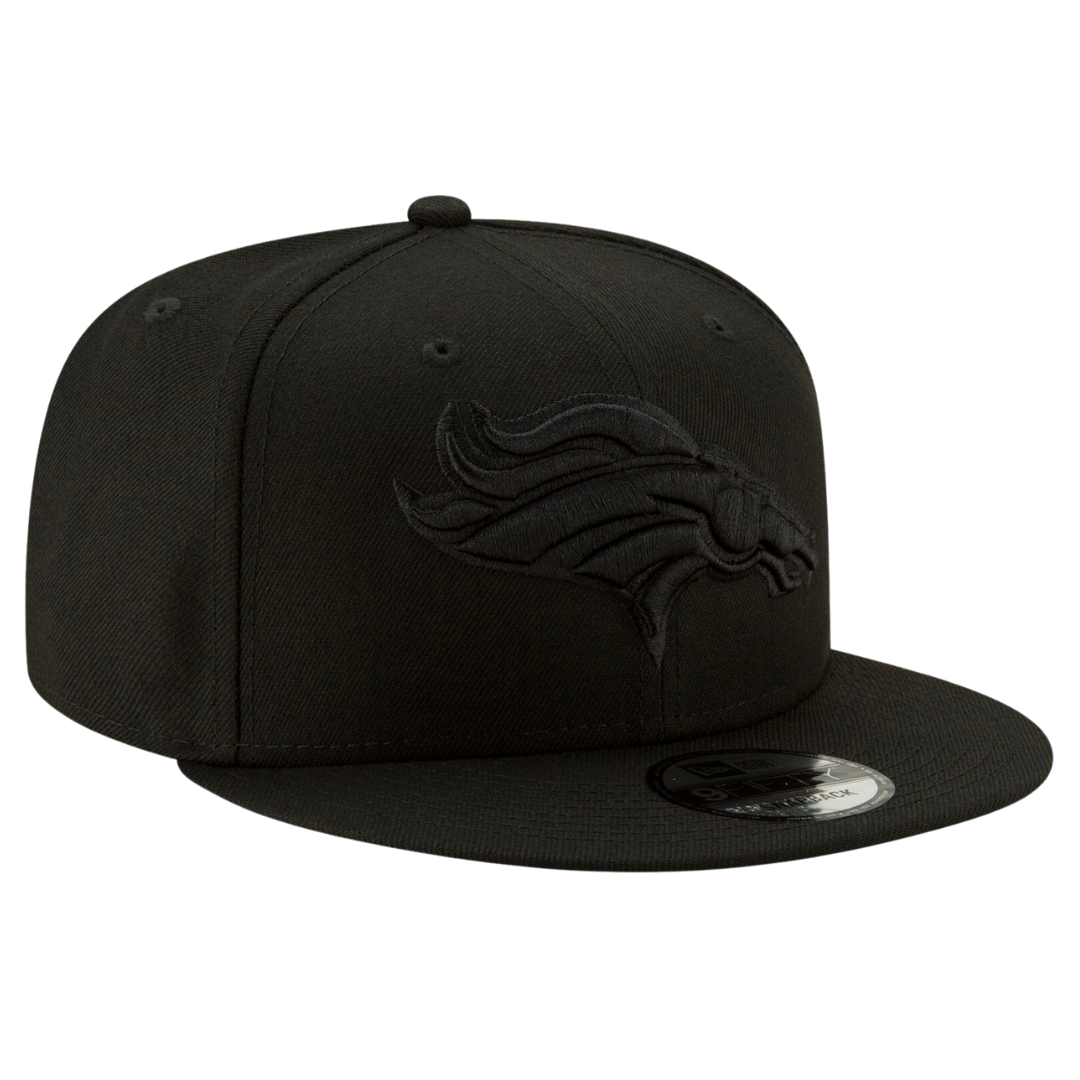 Denver Broncos Black On Black 9FIFTY Snapback Hat