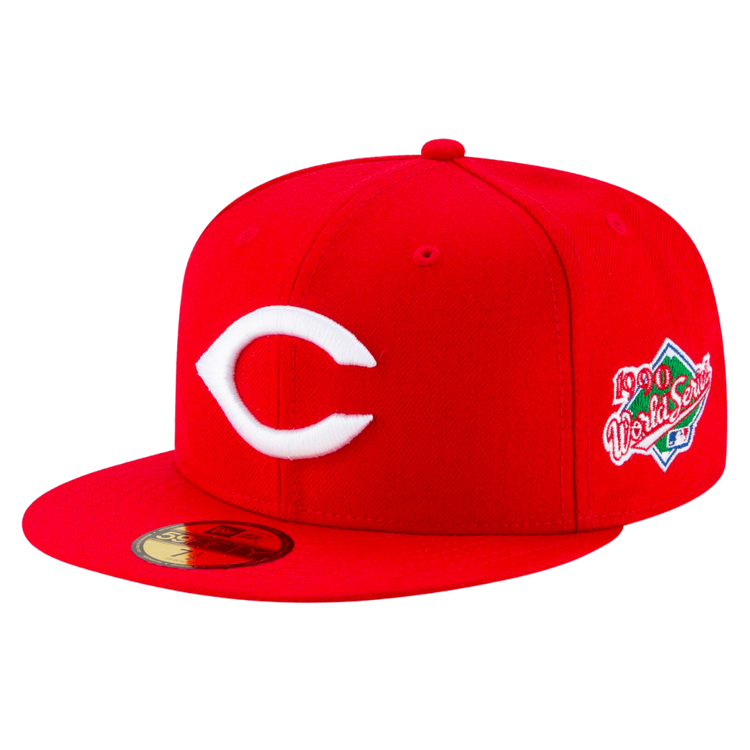 Cincinnati Reds 1990 World Series Patch 59FIFTY Fitted Hat