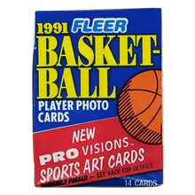 1991 Fleer NBA Series 1 Basketball Hobby Box - Single Pack
