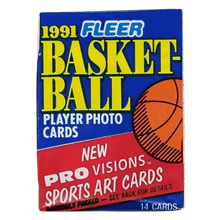 1991 Fleer NBA Series 1 Basketball Hobby Box - Single Pack