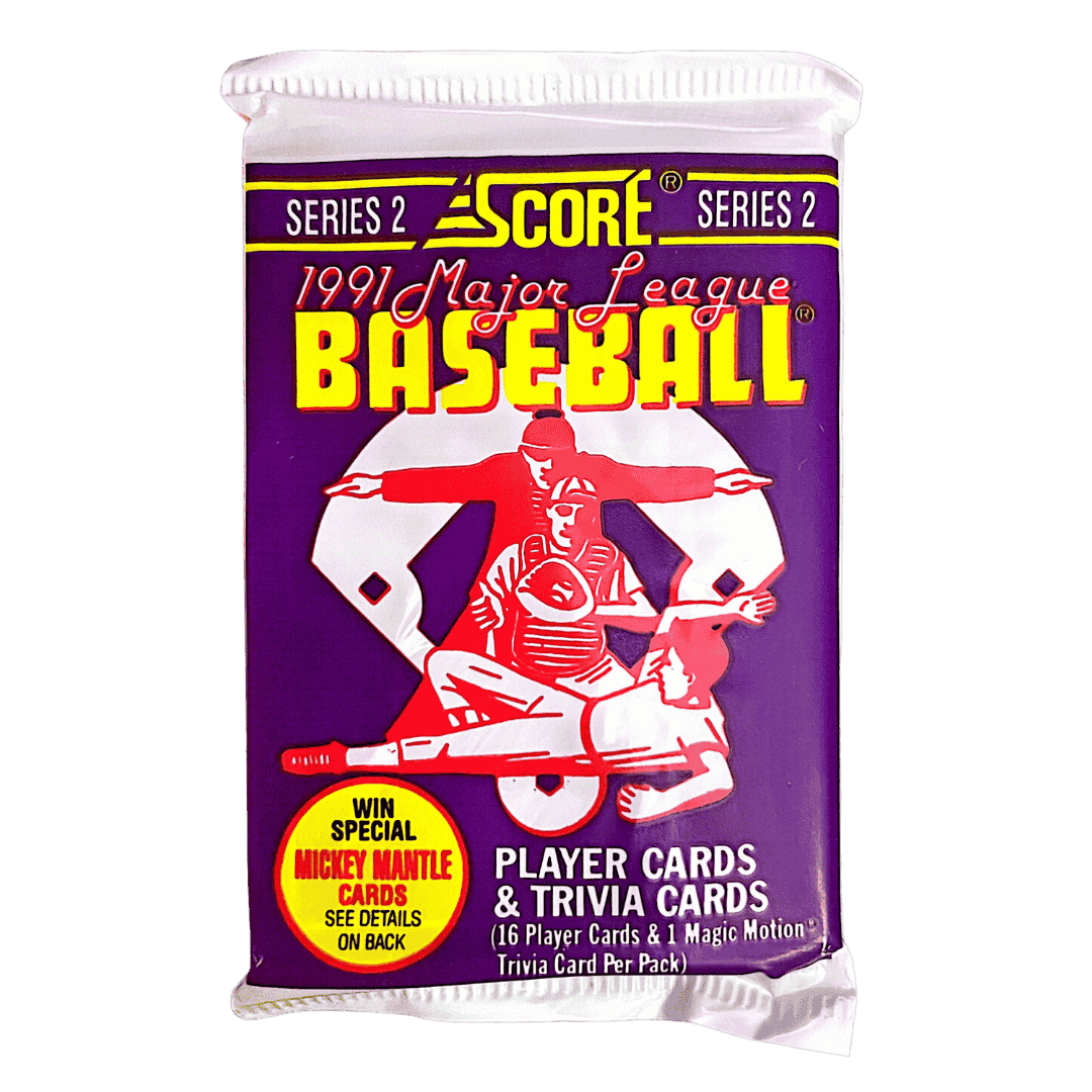 1991 Score Series 2 Major League Baseball Edition - Single Pack