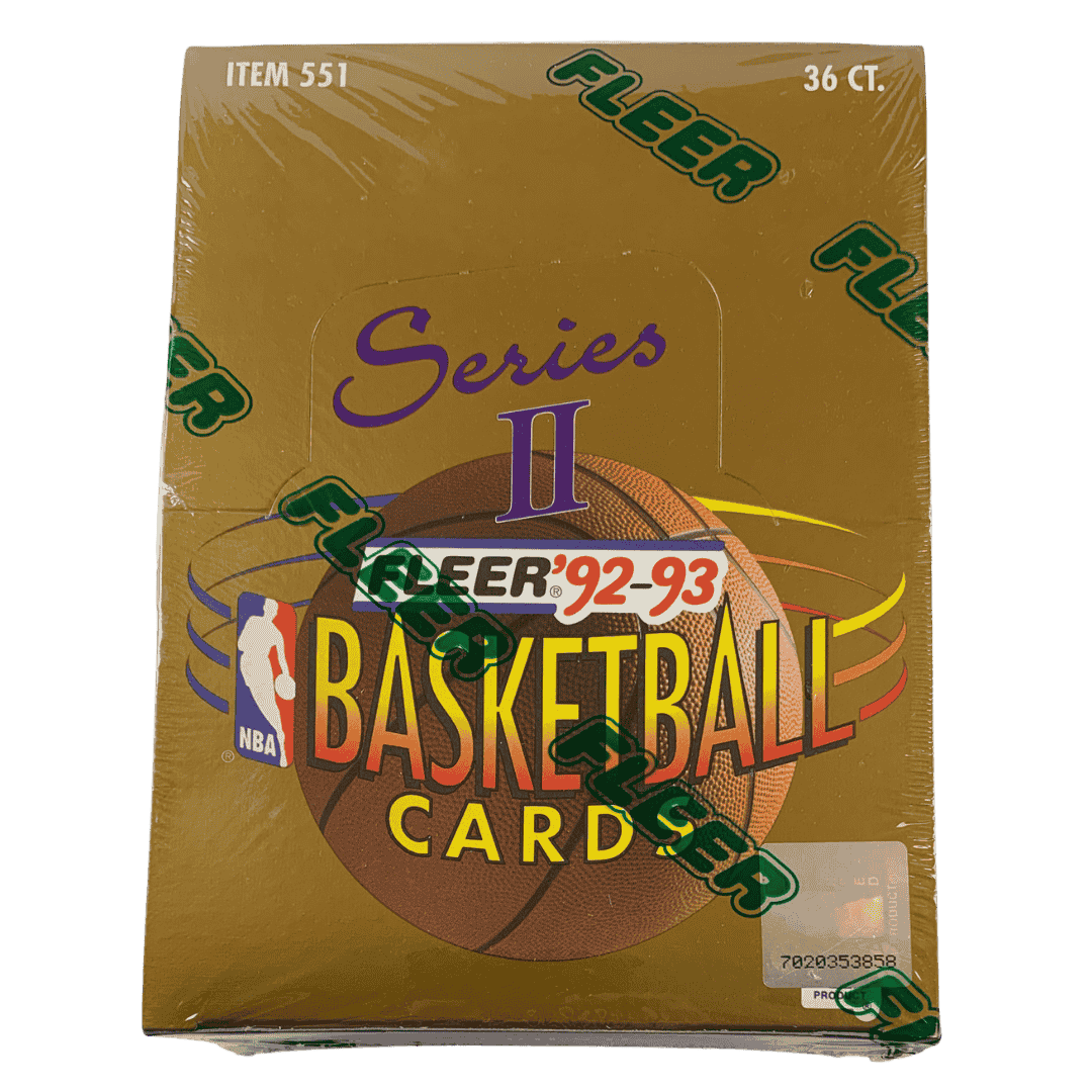 1992-93 Fleer NBA Series 2 Basketball Hobby Box