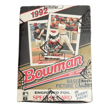 1992 Bowman Baseball Trading Card Box