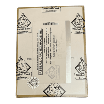 1992 Bowman Baseball Trading Card Box